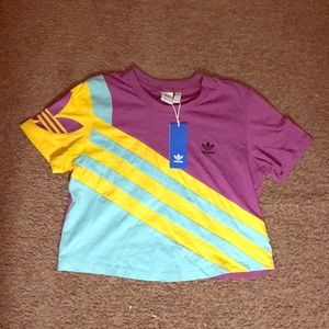 Color block retro Style top